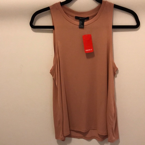 Forever 21 Tops - [Forever21] Small Dusty Pink Knit Tank